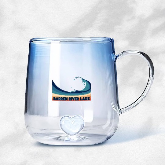 Barren River Lake Kentucky Boating Sailing Fishing Gradient Glass Mugs