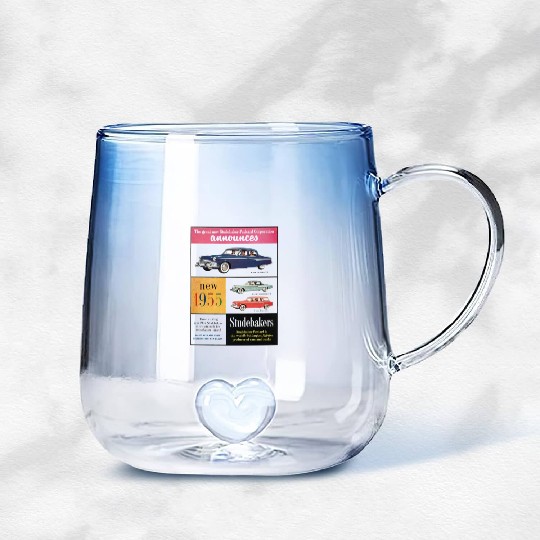 STUDEBAKER PACKARD 1950s AD PRESIDENT COMMANDER Gradient Glass Mugs