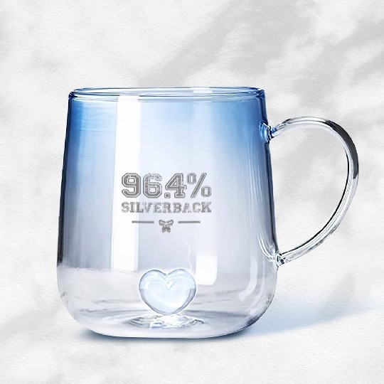 964 Silverback Gorilla Gym Body Building Gym Gradient Glass Mugs
