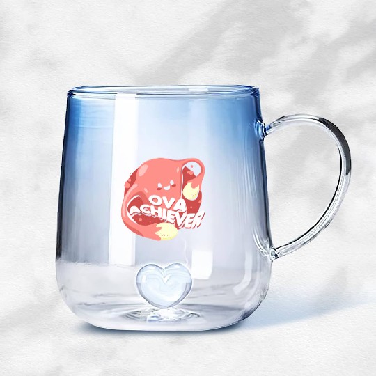 Ova Achiever For Warriors Or Patients Gradient Glass Mugs