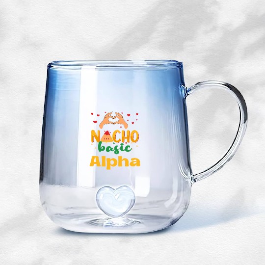 Alpha Mexican Kpop Fan Cinco De Mayo Mexico Idea Gradient Glass Mugs