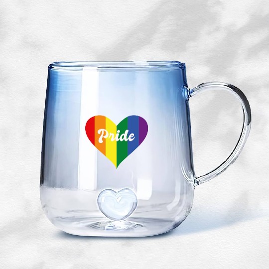 pride month Gradient Glass Mugs