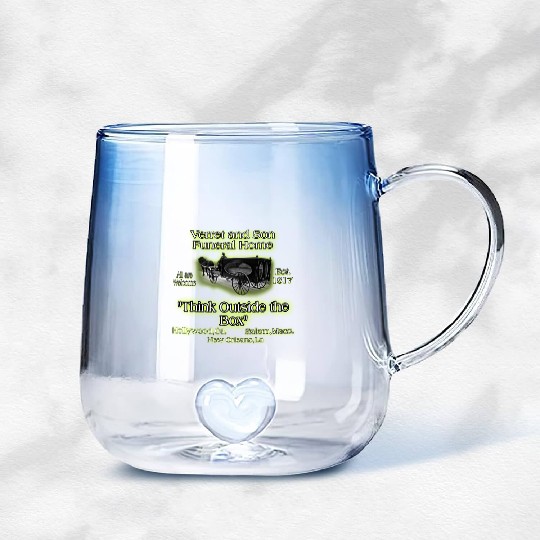 Verret and Son Funeral Home Gradient Glass Mugs
