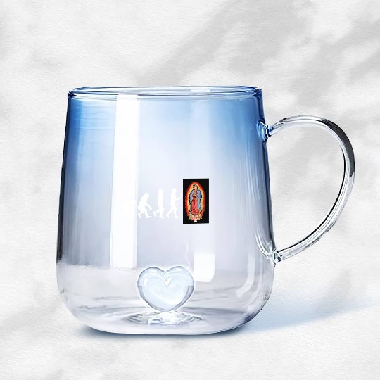 Our Lady Of Guadalupe Virgin Mary Gradient Glass Mugs