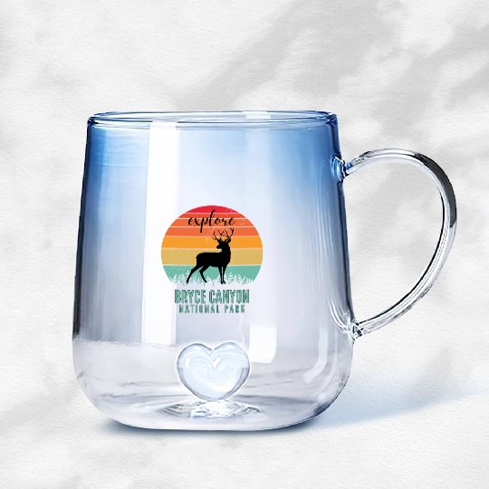 Bryce Canyon National Park Gradient Glass Mugs