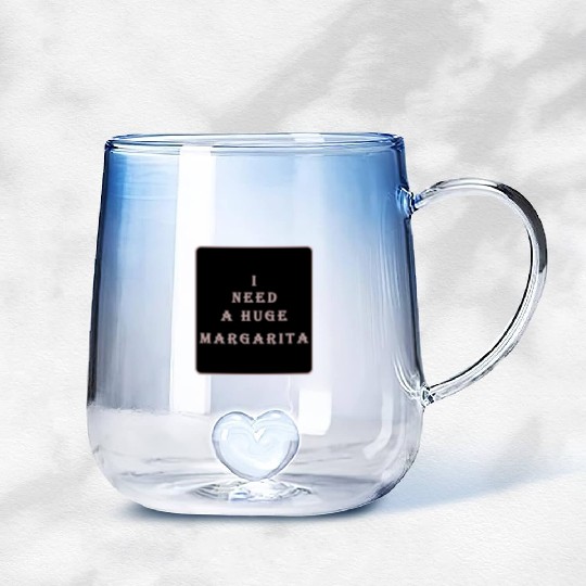 i need a huge margarita vintage nature nature Gradient Glass Mugs