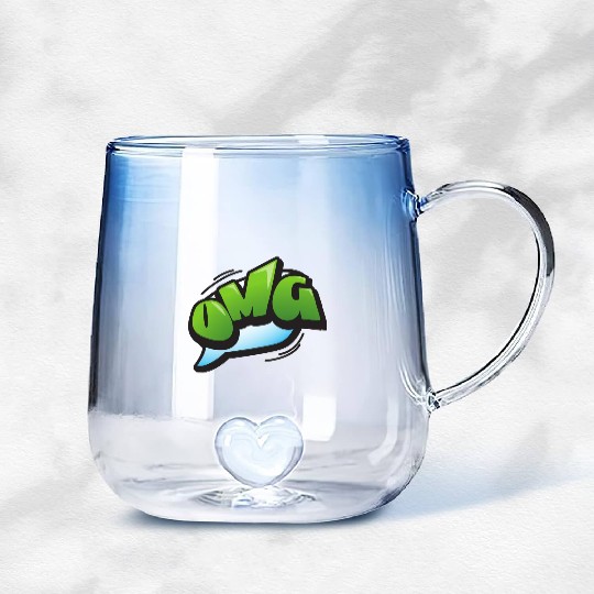 OMG Gradient Glass Mugs design