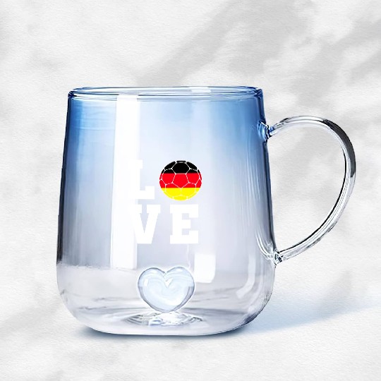 Germany World Cup Gradient Glass Mugs