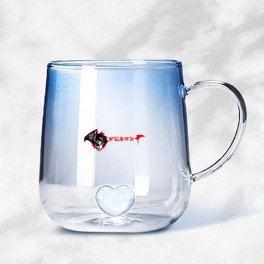 Devilman Crybaby classic Gradient Glass Mugs