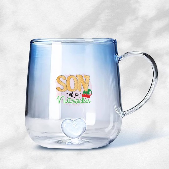 Son Of A Nutcracker Gradient Glass Mugs