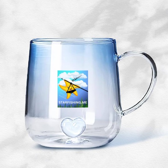 Starfish Gradient Glass Mugs