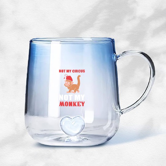 Not my Circus Animal Trainer Gift Gradient Glass Mugs