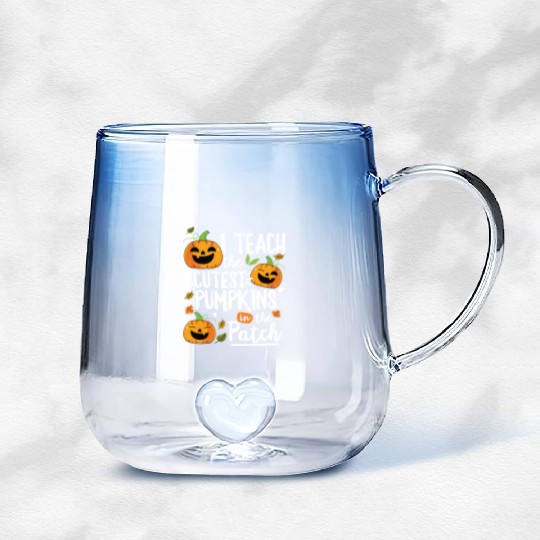 Teacher Halloween Pre K Teacher Kindergarten Gradient Glass Mugs