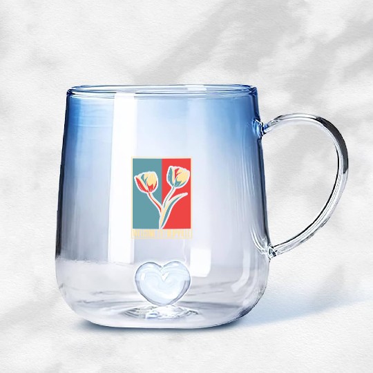 Tulip Gardening Tulips Gradient Glass Mugs