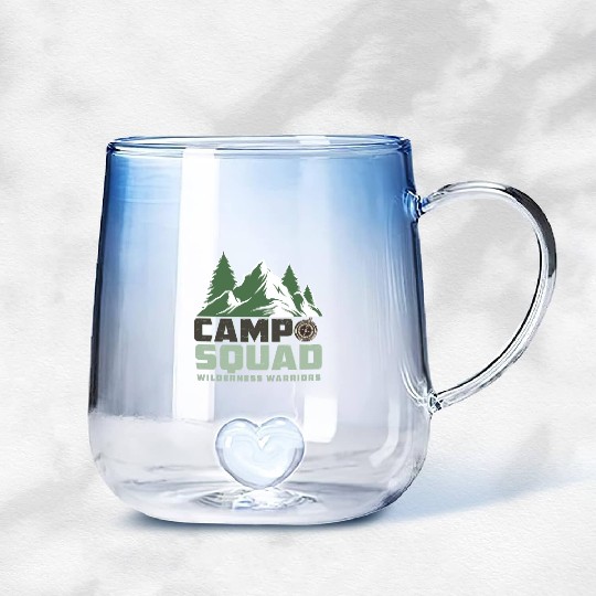 CAMP SQUAD WILDERNESS WARRIORS Gradient Glass Mugs