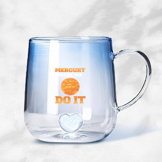 Mercury Made Me Do It Solar System Planets Gradient Glass Mugs