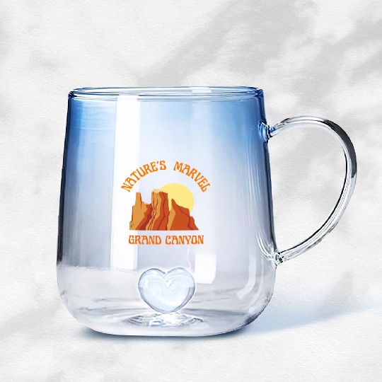 Nature s Marvel Grand Canyon Gradient Glass Mugs