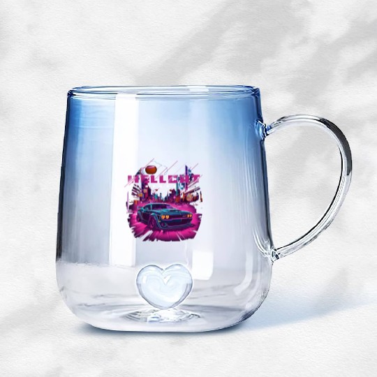 Hellcat SRT Gradient Glass Mugs