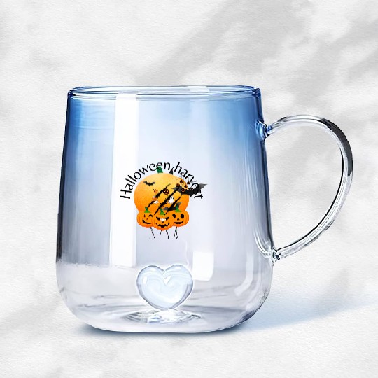 Halloween Harvest Be Courageous Gradient Glass Mugs