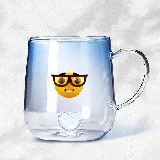 Goofy ahh T Gradient Glass Mugs