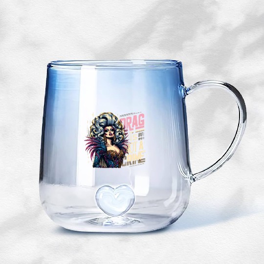 Exclusive Drag Culture and Drag Queen Inspired Gradient Glass Mugs