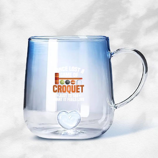 Croquet Mallet Croquet Club Croquet Player Croquet Gradient Glass Mugs