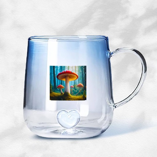 Mellow Mushroom Gradient Glass Mugs