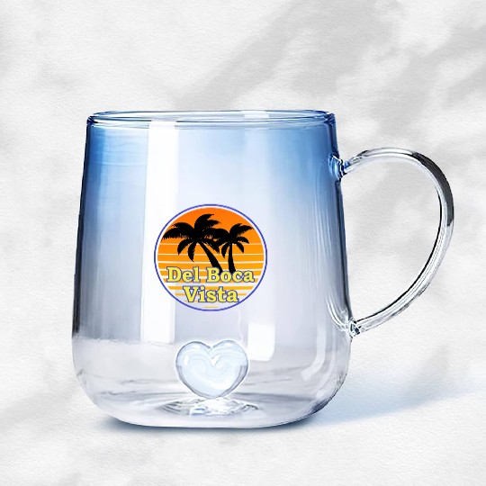 Del Boca Vista Gradient Glass Mugs