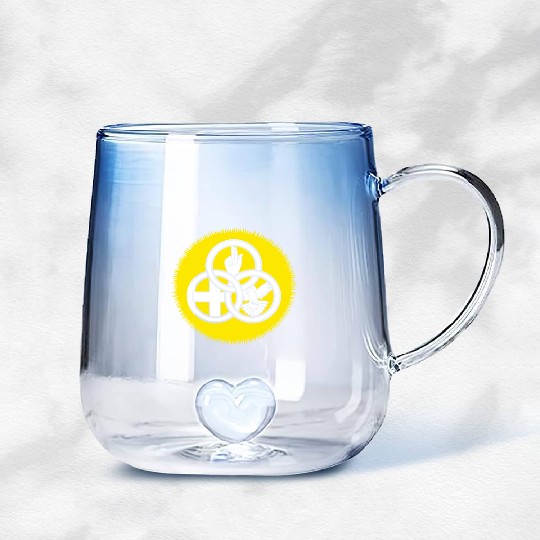 God Trinity Sunday Father Son Holy Spirit Gradient Glass Mugs