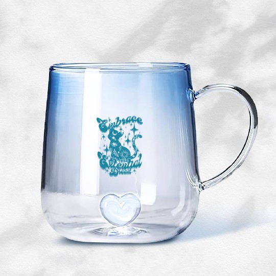 Embrace the existential Dread - Philosophy Gradient Glass Mugs