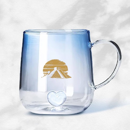 People of the sun Gradient Glass Mugs