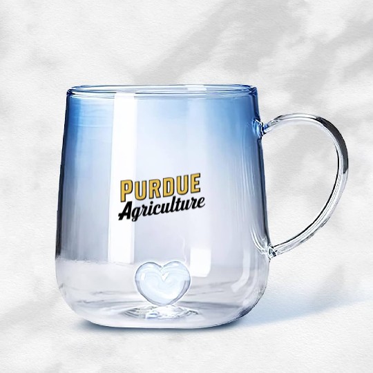 Purdue Agriculture Gradient Glass Mugs