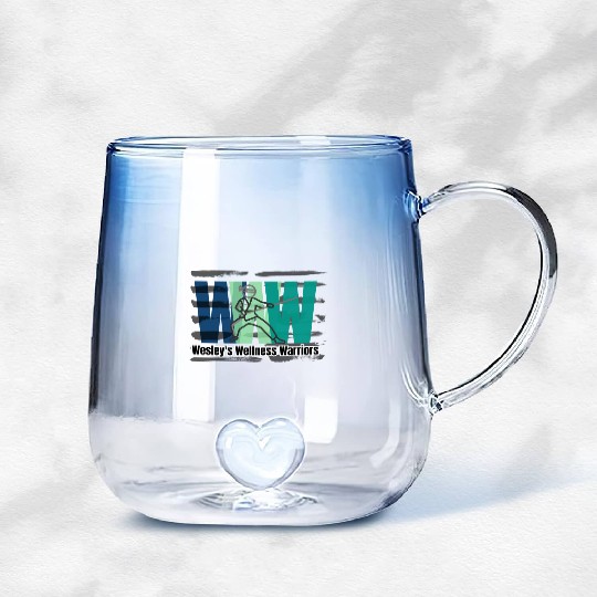 Wesley's Wellness Warriors - First Steps Fundraise Gradient Glass Mugs