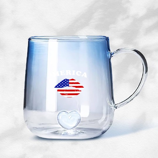'Merica Gradient Glass Mugs