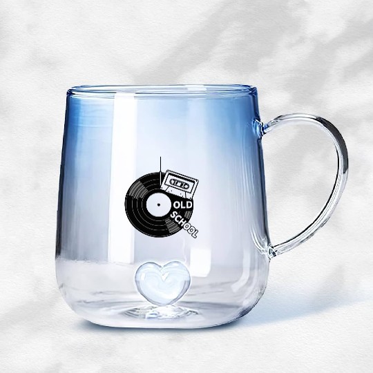 Old School Gradient Glass Mugs