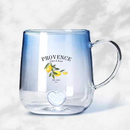 Provence - Côte d'Azur - France - Travel Gradient Glass Mugs