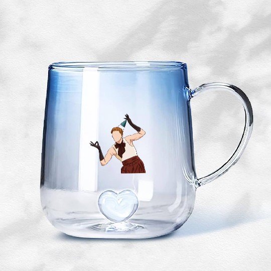 Eddie in Cabaret Gradient Glass Mugs