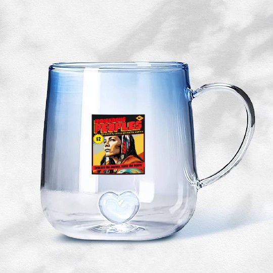 Indigenous Peoples Embrace The Journey Gradient Glass Mugs