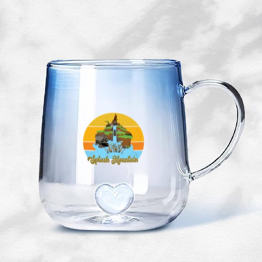 Splash Mountain Gradient Glass Mugs