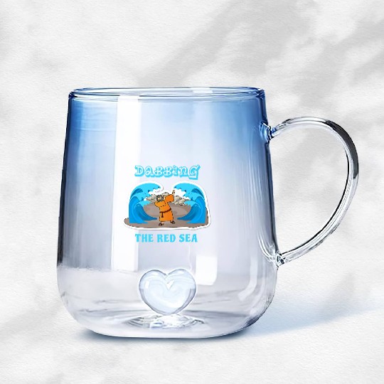 Passover Holiday Clothes Premium Gradient Glass Mugs