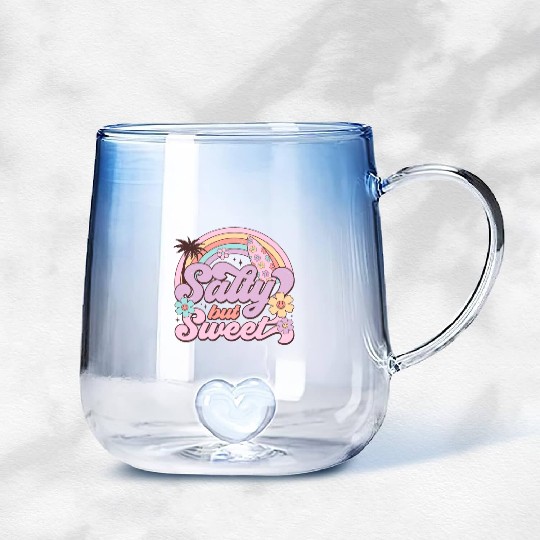Salty butt Sweet Gradient Glass Mugs