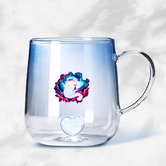 Cool Galaxy Graphic Space Art Gradient Glass Mugs