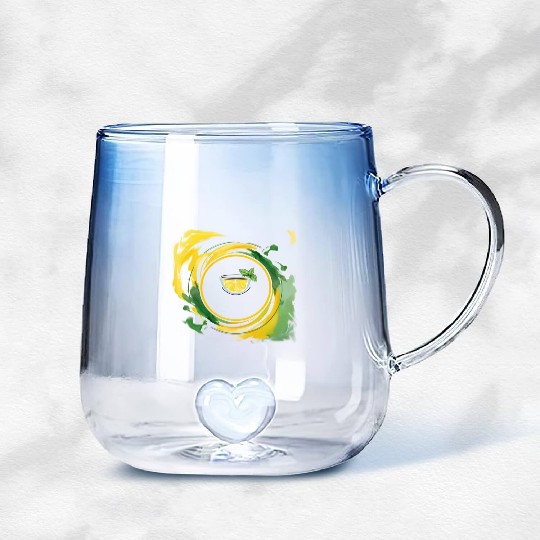 Lemonade in a Glass Gradient Glass Mugs