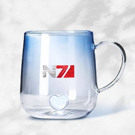 Mass Effect N7 Essential Gradient Glass Mugs