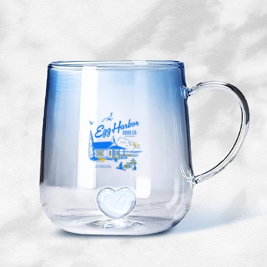 Egg Harbor Retreat Gradient Glass Mugs