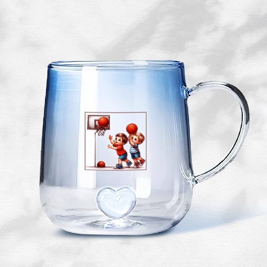 Sport is part of human culture. Gradient Glass Mugs