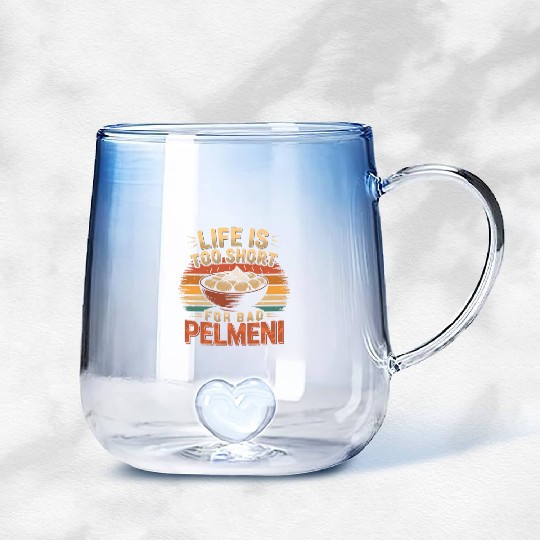 Pelmeni Dumpling Russian Comfort Food Gradient Glass Mugs
