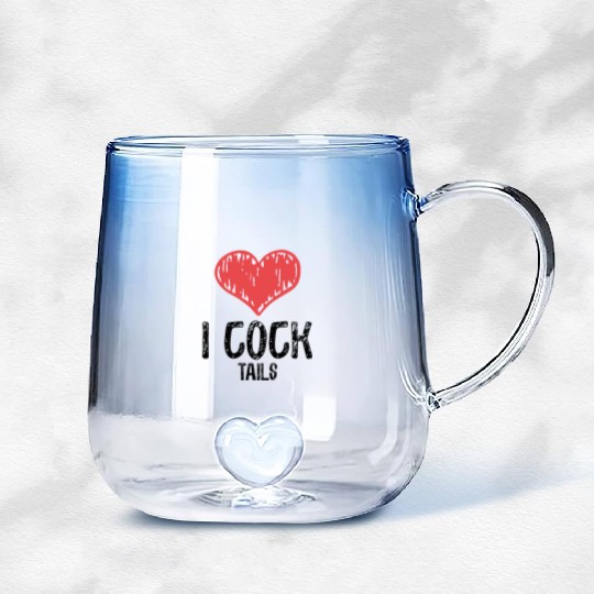 Funny I Love Cocktails 3 Gradient Glass Mugs