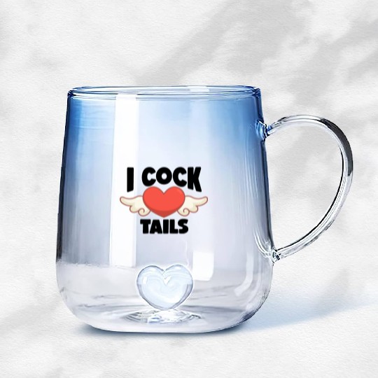 Funny I Love Cocktails 7 Gradient Glass Mugs