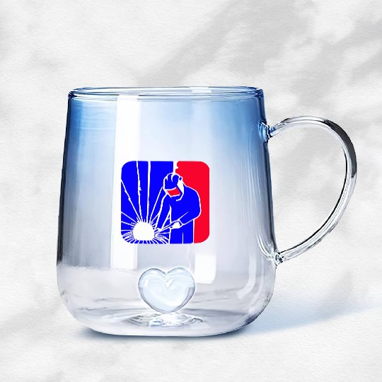 Major League Welder Sticker – Ideal Welding Gift Gradient Glass Mugs